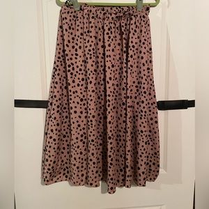 SHEIN polka dot skirt